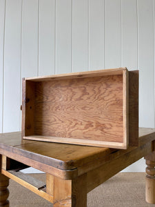 Antique English Country Pine Coffee Table c1890