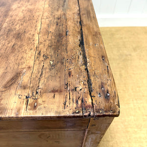 A Large English Country 6 Drawer Pine Buffet or Sideboard