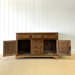 A Large English Country 6 Drawer Pine Buffet or Sideboard