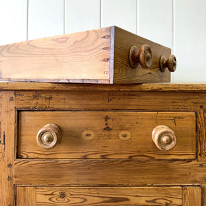 A Large English Country 6 Drawer Pine Buffet or Sideboard