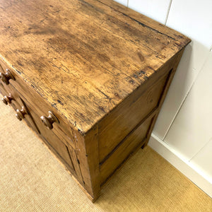 A Large English Country 6 Drawer Pine Buffet or Sideboard