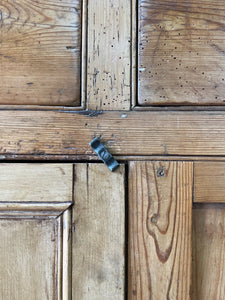 An English Country Pine Buffet Sideboard c1890