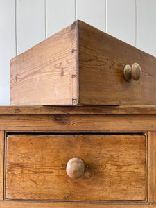 An English Country Pine Buffet Sideboard c1890