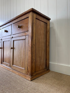 An English Country Pine Buffet Sideboard c1890