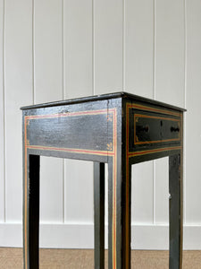 A Charming Diminutive English Painted Side Table c1850