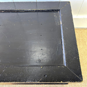 An Ebonized Campaign Sea Chest