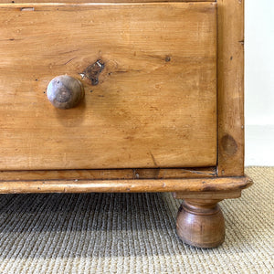 A 19th Century English Pine Bookcase Cabinet or Hutch