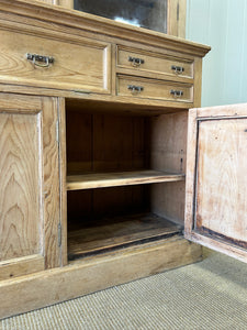 A 19th Century English Pine Bookcase Cabinet or Hutch