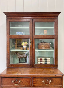 A Early 19th Century English Oak Bookcase