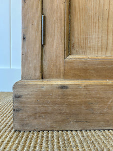 A 19th Century English Pine Bookcase Cabinet or Hutch