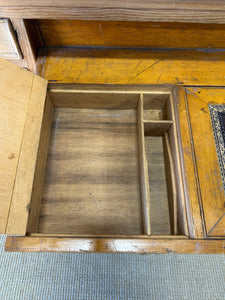 A 19th Century English Pine Bookcase Cabinet or Hutch