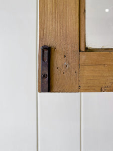 A 19th Century English Pine Glazed Kitchen Cupboard