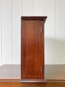 Antique English Mahogany Hanging Cabinet c1860