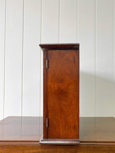 Antique English Mahogany Hanging Cabinet c1860