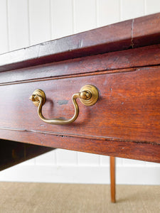 A Georgian English Mahogany Country-Made Pembroke table c1800