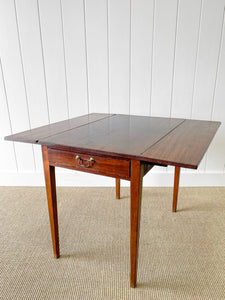 A Georgian English Mahogany Country-Made Pembroke table c1800