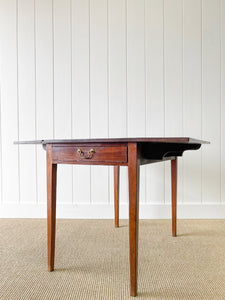 A Georgian English Mahogany Country-Made Pembroke table c1800