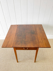 A Georgian English Mahogany Country-Made Pembroke table c1800