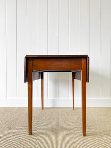 A Georgian English Mahogany Country-Made Pembroke table c1800