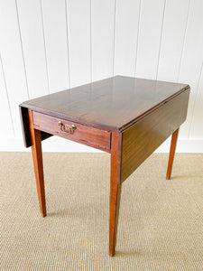 A Georgian English Mahogany Country-Made Pembroke table c1800