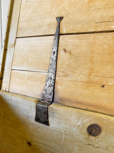 An English Pine Blanket Box or Coffee Table With Iron Handles c1890