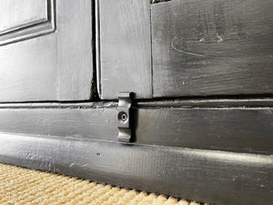 An Ebonized Housekeepers Cupboard Cabinet c1890