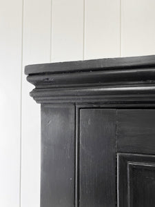 An Ebonized Housekeepers Cupboard Cabinet c1890