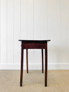 A Very Good George III Oak Side Table or Nightstand