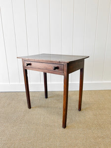 A Very Good George III Oak Side Table or Nightstand