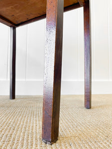 A Very Good George III Oak Side Table or Nightstand