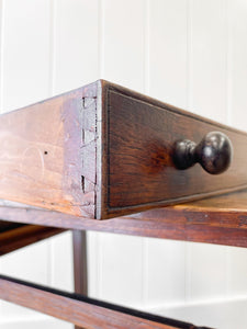 A Very Good George III Oak Side Table or Nightstand