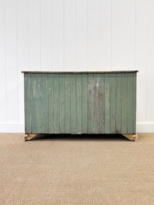 An Antique English Painted Sideboard