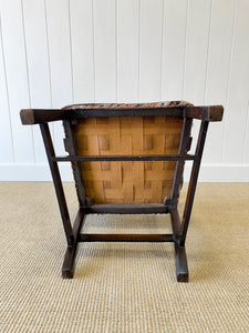 A Georgian English Mahogany Desk Chair