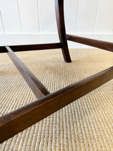 A Georgian English Mahogany Desk Chair