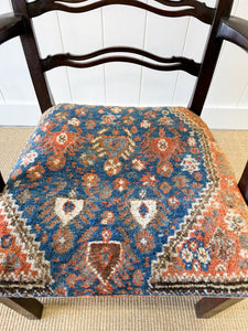 A Georgian English Mahogany Desk Chair