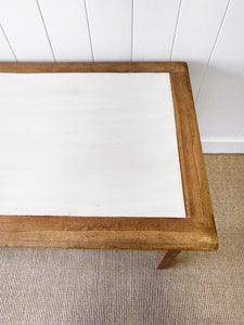 Antique English Oak Writing Desk c1900 with Numbered Drawers!