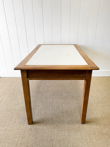 Antique English Oak Writing Desk c1900 with Numbered Drawers!