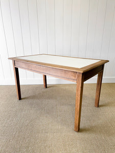 Antique English Oak Writing Desk c1900 with Numbered Drawers!