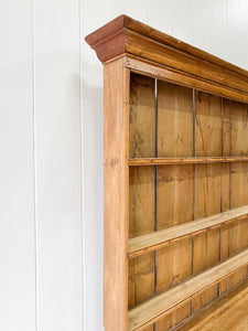 A  Early 19th, Possibly 18th Century Welsh Pine Dresser