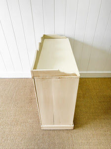 A 19th Century Painted Sideboard with Brass Knobs