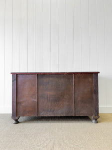 An Ebonized English Country Pine Buffet Sideboard