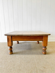 An Antique English Country Pine Coffee Table