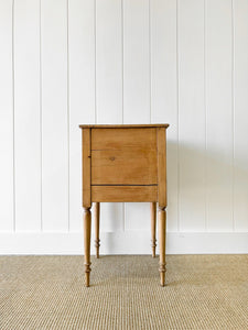 A Charming English Pine Nightstand c1890