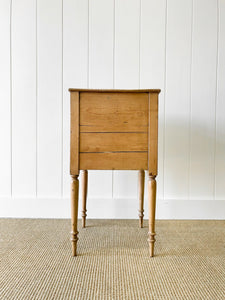 A Charming English Pine Nightstand c1890