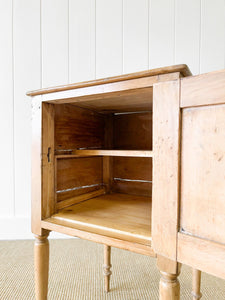 A Charming English Pine Nightstand c1890