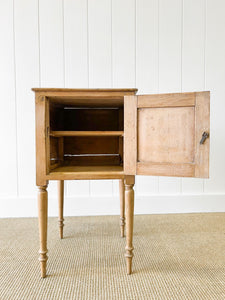 A Charming English Pine Nightstand c1890