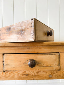 An Antique Irish Over 68" Long Dining Server or Console Table