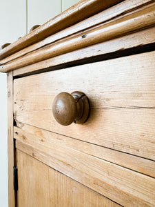 An English 19th Century Pine Cupboard