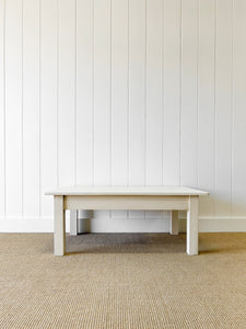 An English Country Pine Coffee Table in Cream