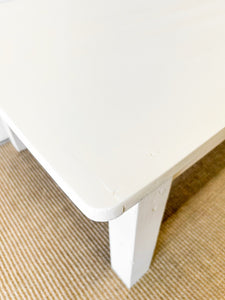 An English Country Pine Coffee Table in Cream